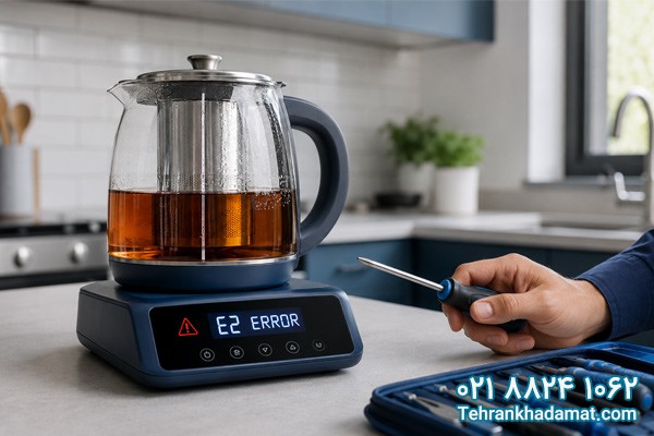 ارور E2 چای ساز فلر