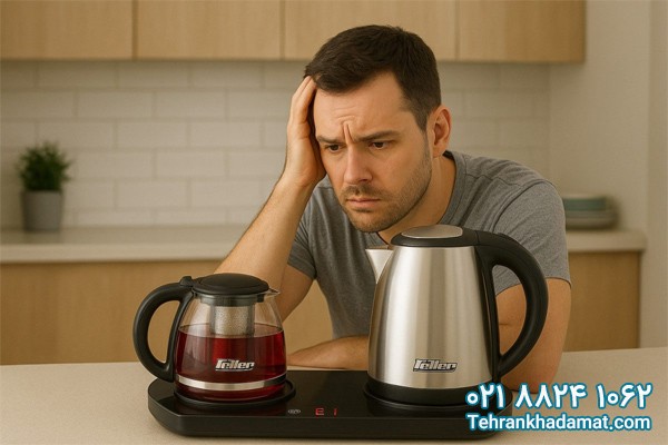 ارور E3 چای ساز فلر